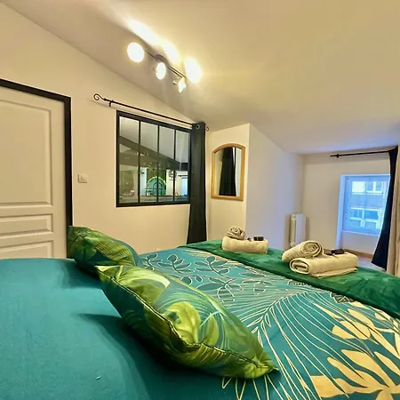 L'atypique Jungle - Hyper Centre - Refait A Neuf アパート ロシュフォール